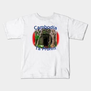 Ta Prohm in Angkor Wat Cambodia Kids T-Shirt